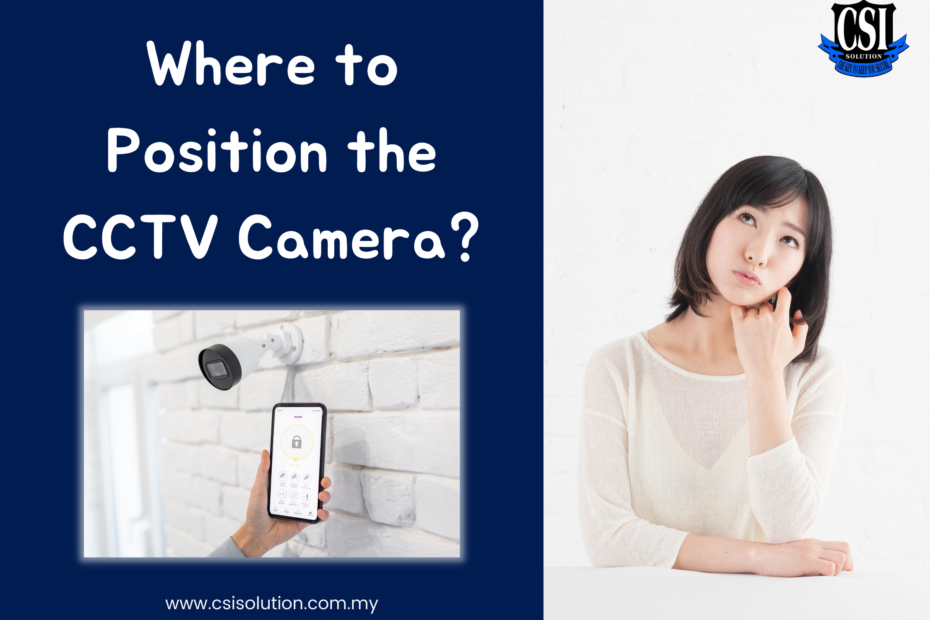 Position the CCTV Camera